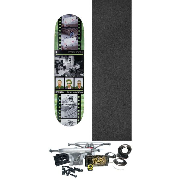 Girl Skateboards Kenny Anderson Atiba Interpol Skateboard Deck - 8.5" x 32" - Complete Skateboard Bundle